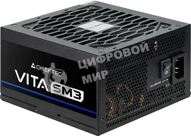 Блок питания Chieftec Vita SM3 BPX-750-C (ATX 3.1, 750W, 80 PLUS BRONZE, Active PFC, 120мм fan, Semi-modular Cable Management) Retail