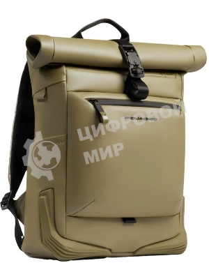 Рюкзак мужской Piquadro Corner 2.0 CA6291C2OW/VE3 роллтоп фисташковый полиуретан
