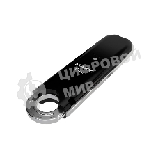 Флешка USB Maxvi P2 black (FD64GbUSB20C10P2), 64Gb, USB 2.0, R/W 20/10, черный