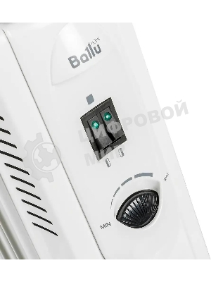 Обогреватель масляный Ballu Comfort BOH/CM-09WDN (9 секций) белый, 2000 Вт, 25 м2, термостат