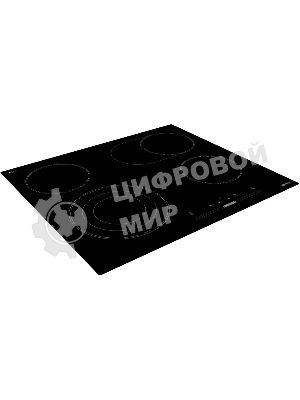 Электрическая варочная панель Korting HK 63910 B, конфорок: 4 шт., стеклокерамика, независимая, черный