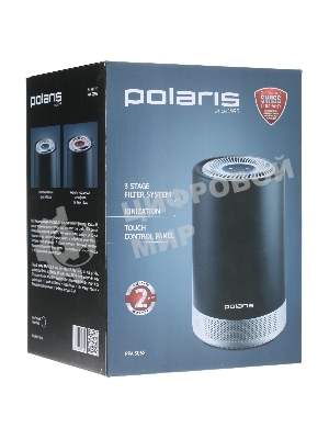 Очиститель воздуха Polaris PPA 5068i черный, 35 м², HEPA-фильтр, угольный фильтр, ионизация