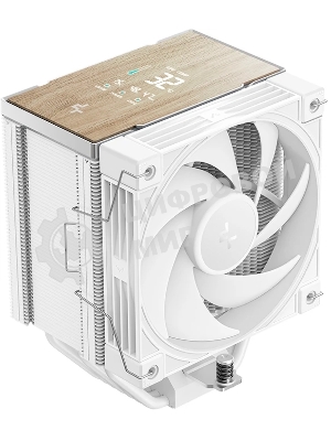 Кулер для процессора DEEPCOOL AK700 DIGITAL WH LGA1851/1700/1200/115X/AM5/AM4 (9шт/кор, TDP 260W, PWM, Fan 120mm, 7 тепл. трубок, Copper Base, белый) RET