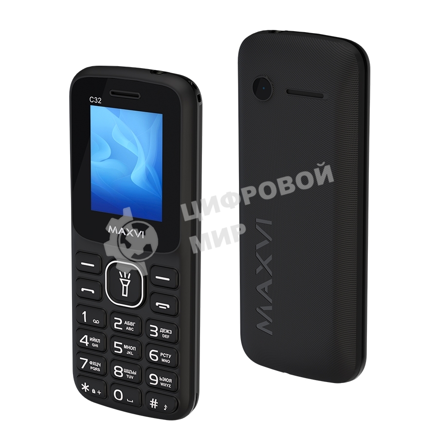 Мобильный телефон Maxvi C32 black