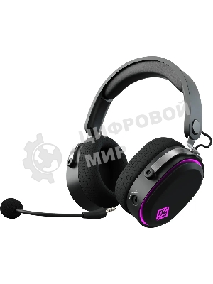 Беспроводные/проводные наушники GMNG GG-HS405W черный, полноразмерные, Bluetooth + радиоканал + проводной, до 40 ч