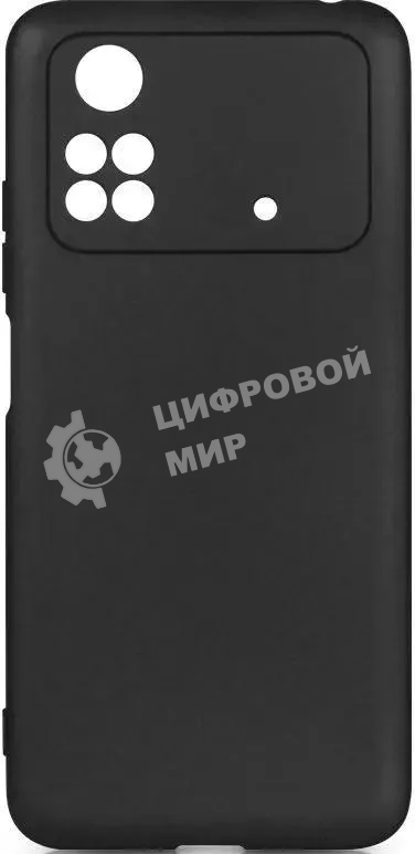 Чехол (клип-кейс) DF poOriginal-06 для Poco M4 Pro (4G) черный