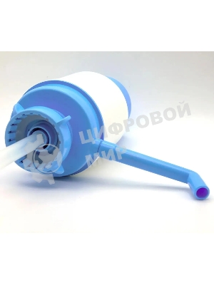 Помпа для 19л бутыли Aqua Work Дельфин Эко механический голубой картон