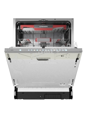 Встраиваемая посудомоечная машина Kuppersberg, High-Tech, 60 см, 15 комплектов, 3 корзины, 7 программ, конденсационная сушка, автоматическое открывание двери, LED подсветка, сенсорное управление, инверторный мотор, энергоэффективность А+++