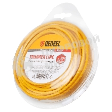 Леска для триммеров Denzel 96177квадратная витая 3.0ммх10м