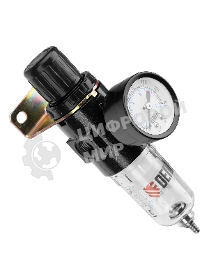 Фильтр-регулятор Denzel FR1500, 10 бар, 1500 л/мин, 1/4