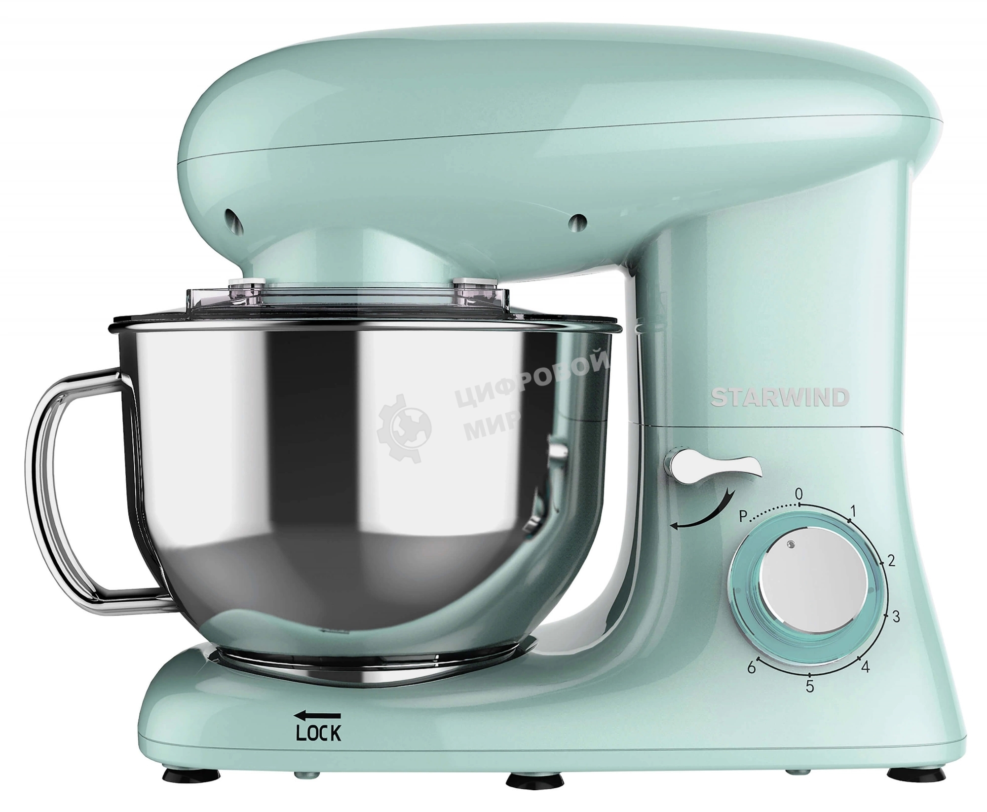 Миксер стационарный Starwind SPM7169 1600 Вт, бирюзовый