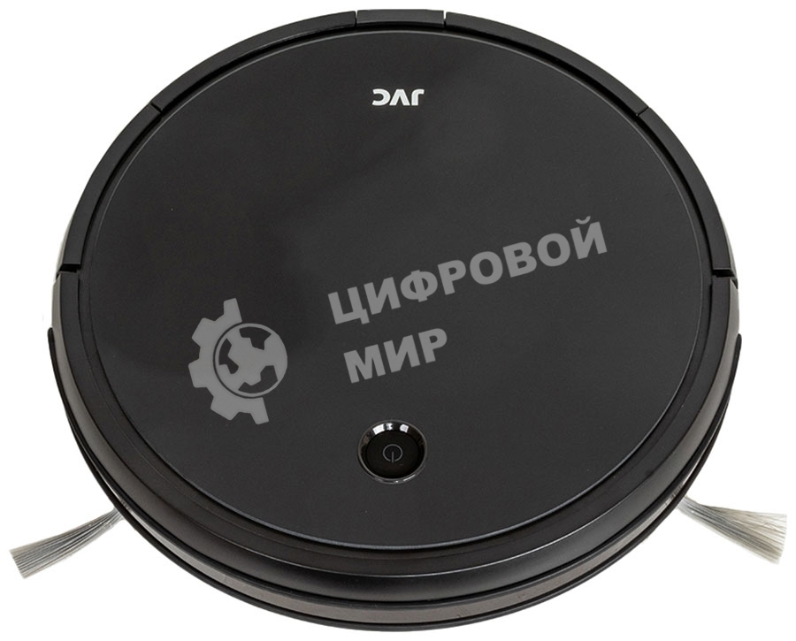 Робот-пылесос JVC JH-VR510 черный, 2500 мА·ч Li-Ion, уборка сухая/влажная, пылесборник контейнер 0.5 л