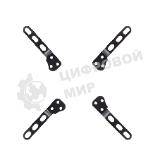 Удлинитель для кронштейнов Kromax ADAPTER-200, черный, 80 шт/уп, Адап. стал. унив. для TV, max VESA 200x200 мм., max вес 20 кг.