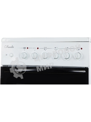 Плита электрическая Лысьва EF4004MK00 белый/черный, конфорок 4 электрических, духовка 57 л, 50 см x 84 см x 60 см (без крышки)