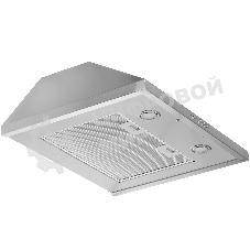 Вытяжка каминная Elikor Вента 60Н-650-К3Д серебристый, 59 см, 650 куб. м/ч, 56 дБ
