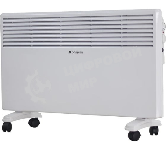 Конвектор Primera PHP-2000-MXB, белый, 2000 Вт, 25 м2, термостат
