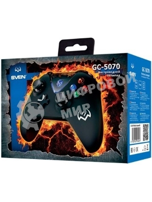 Геймпад SVEN GC-5070 черный беспроводной