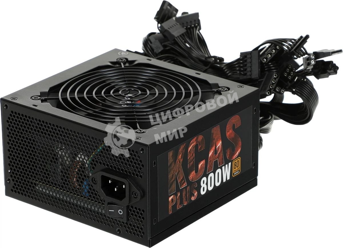 Блок питания Aerocool/Formula KCAS-800W, 800Вт, PLUS 80 PLUS Bronze, 120мм, черный