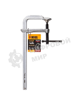 Струбцина Denzel F-образная, 100x300мм, кованая