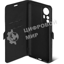 Чехол (флип-кейс) DF xiFlip-79, для Xiaomi 12 Pro, черный xiflip-79 (black)