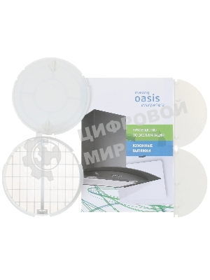 Вытяжка кухонная Oasis UP-50W белый