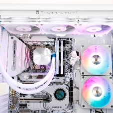 Система жидкостного охлаждения Thermalright Frozen Edge 360 Soc-AM5/AM4/1200/1700/1851 белый 4-pin 28.1dB Al Ret (F-EDGE-360-WH)