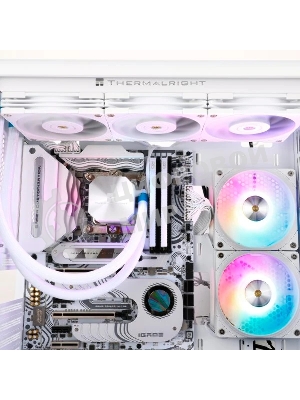 Система жидкостного охлаждения Thermalright Frozen Edge 360 Soc-AM5/AM4/1200/1700/1851 белый 4-pin 28.1dB Al Ret (F-EDGE-360-WH)