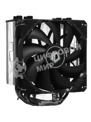 Кулер для процессора ID-Cooling SE-224-XTS черный, алюминий/медь, 1500 об/мин, 28.9 дБ, 4 pin, 220 Вт, высота 151 мм BULK