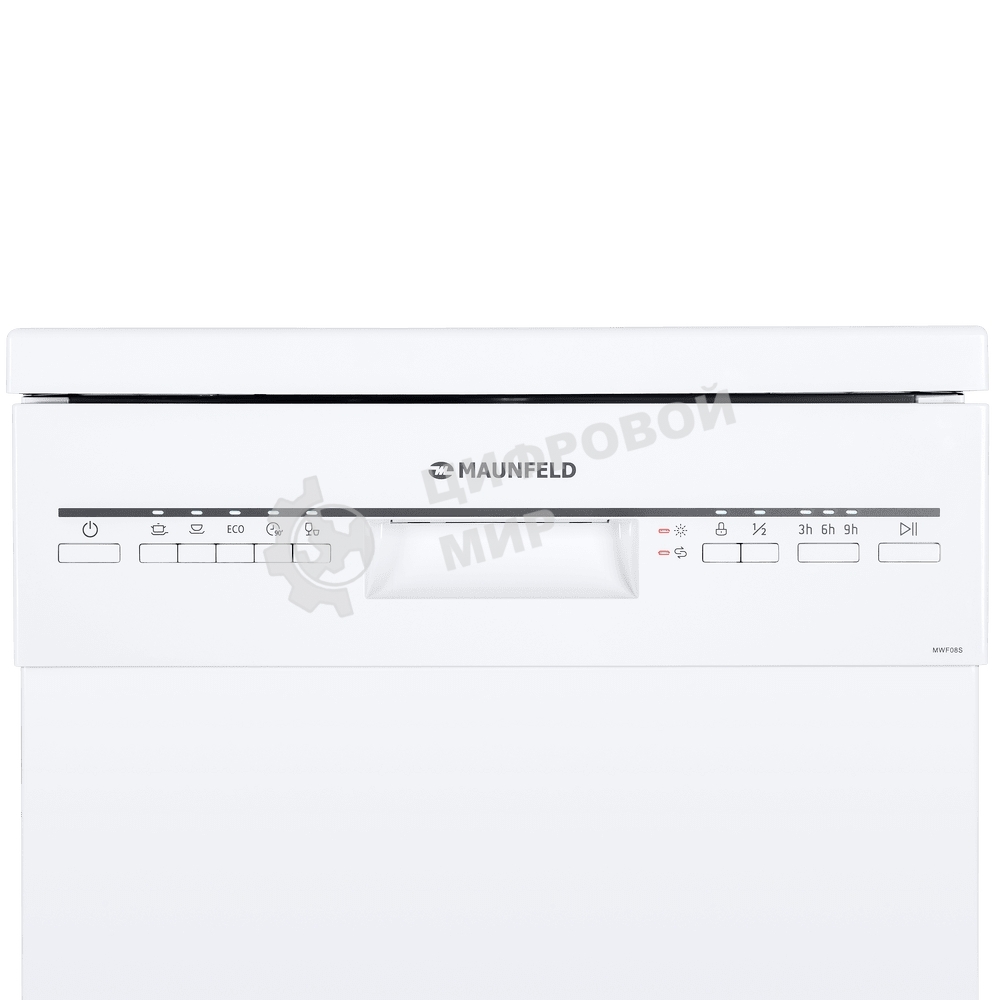 Посудомоечная машина Maunfeld MWF08S, белый, 44.8 см, 9 компл., 49 дБ, класс A+
