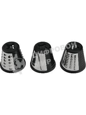 Мясорубка электрическая Polaris PMG 2027L черный, 2000 Вт, 2.0 кг/мин, реверс, защита от перегрузки, металлический лоток, насадки - 5