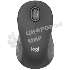 Мышь беспроводная Logitech M550 темно-серый/серый, 4000 dpi, радиоканал, Bluetooth, USB, кнопки - 3