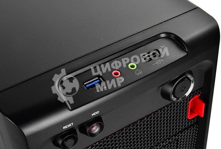 Компьютерный корпус Deepcool SMARTER, mATX/mini-ITX, без БП, 1x USB 3.0, 1x USB 2.0.