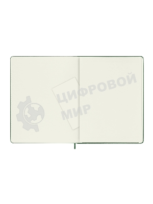 Блокнот MOLESKINE Classic, 192стр, в клеточку, твердая обложка, зеленый qp091k15