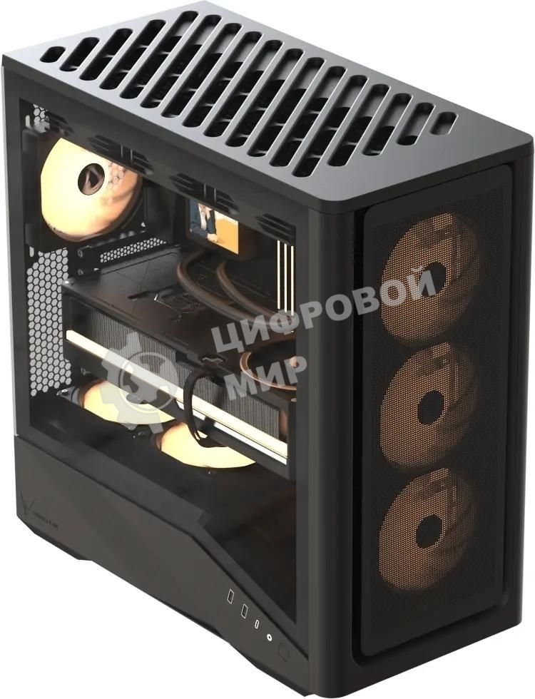 Компьютерный корпус AeroCool/Formula Air Power G9 DUO черный без БП ATX 5x120мм 3x140мм 2xUSB3.0 1xUSB3.1 audio bott PSU