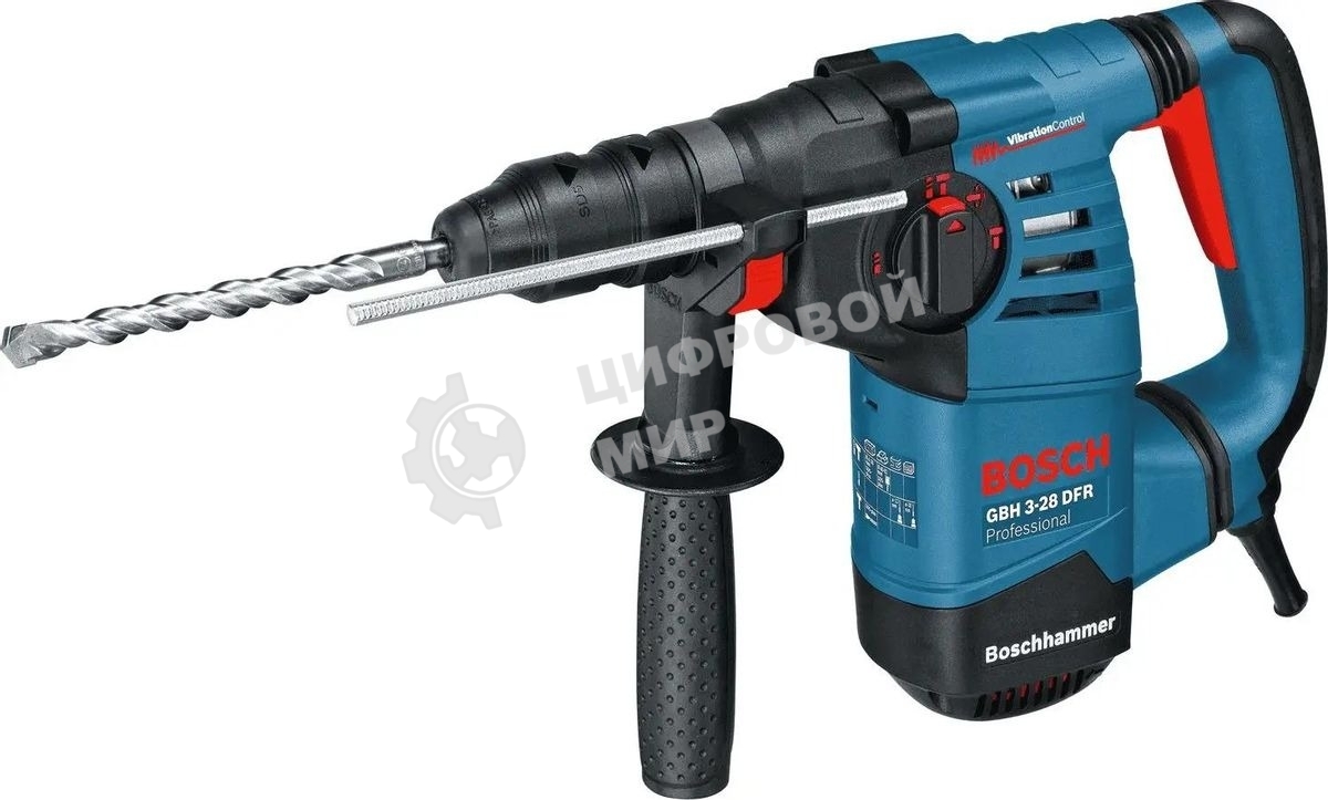 Перфоратор Bosch GBH 3-28 DFR 061124A000 Перфоратор SDS-plus 800 Вт, 3.5Дж, 3.6кг, 3реж, кейс +патрон sds-plus