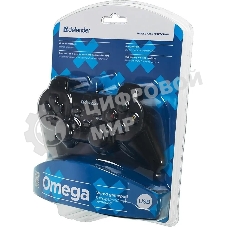 Геймпад Defender Omega USB, Проводной геймпад, 12 кнопок, 2 стика