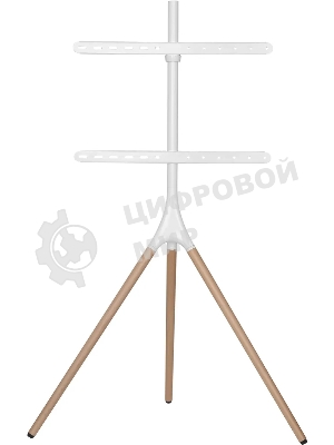 Подставка для телевизора Cactus CS-ST1246WTBCH белый/береза, 45