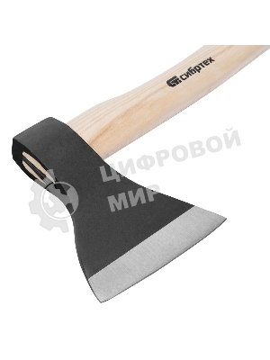 Топор Сибртех ТП11-10, 1000 г, в сборе, кованый, деревянное топорище