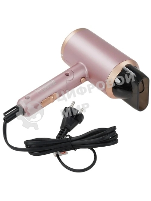 Фен ARESA AR-3222 розовый, 1800 Вт, компактный