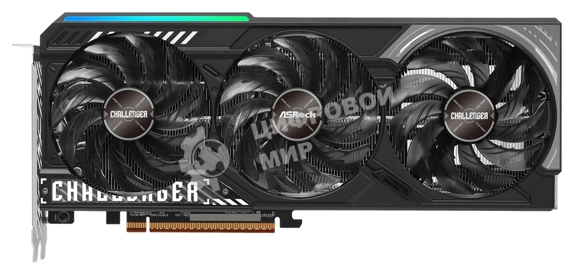 Видеокарта Asrock PCI-E 5.0 RX9070 CL 16G AMD Radeon RX 9070 16Gb 256bit GDDR6 2070/20000 HDMIx1 DPx3 HDCP Ret