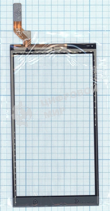 Сенсорное стекло (тачскрин) для HTC Desire 700, черное