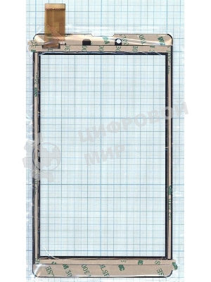 Сенсорное стекло (тачскрин) FPC-DP070177-F1, черное