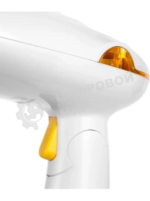 Отпариватель Kitfort КТ-9191-1 белый/желтый, 1300 Вт, 22 г/мин, 140 мл