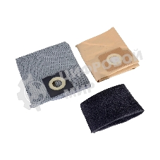 Строительный пылесос Ресанта ПС-1500/30 серебристый, 1500 Вт, уборка сухая/влажная/выдув, пылесборник мешок, 30 л