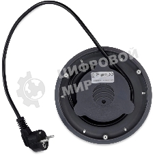 Чайник электрический Hyundai HYK-S7777 1.7 л, 2200 Вт, графит/серебристый корпус: металл