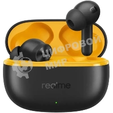 Гарнитура внутриканальные Realme Buds T200 Lite черный беспроводные bluetooth в ушной раковине (6941764454491)