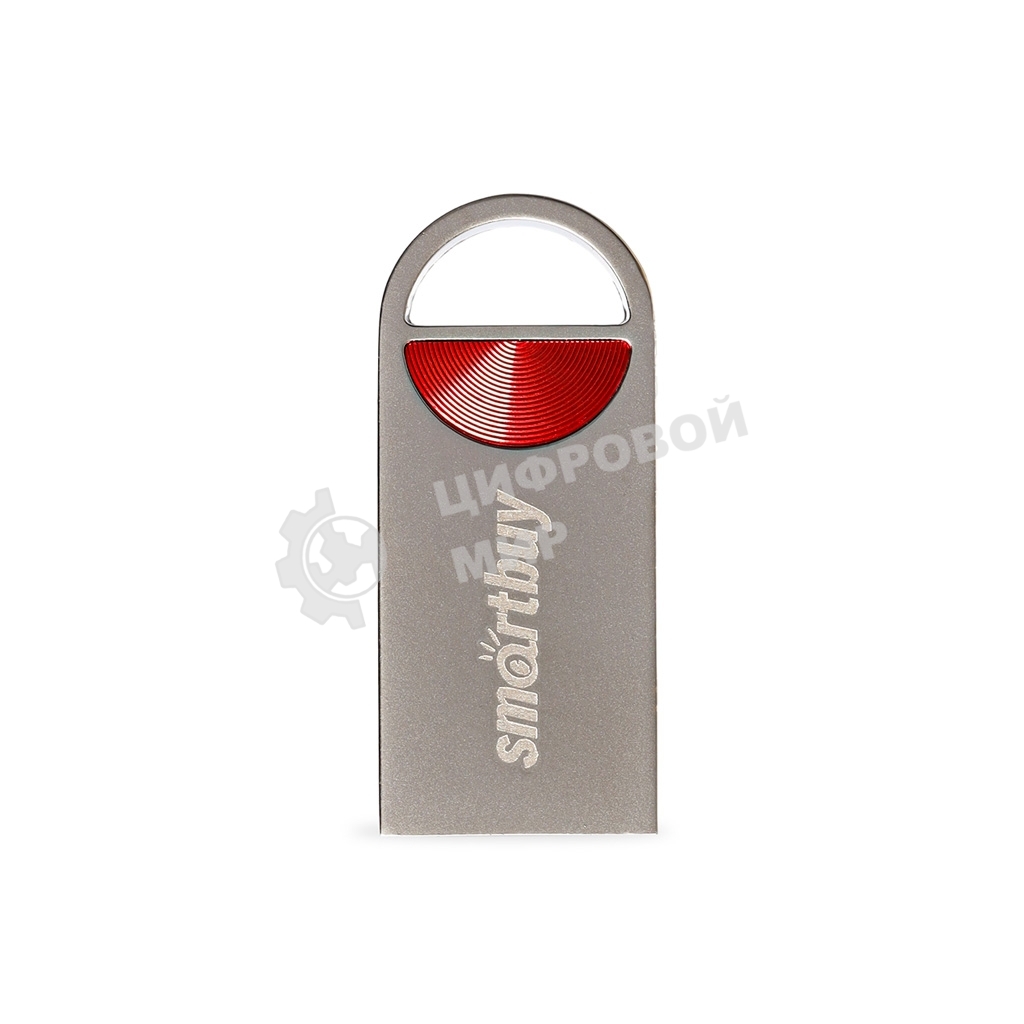Флешка USB SmartBuy MC8 Metal Red (SB016GbMC8), 16Gb, USB 2.0, R/W 20/10, красный/серебристый