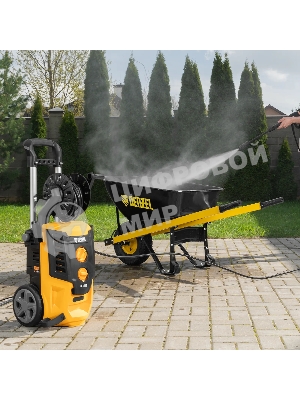 Мойка высокого давления Denzel R-180D, 2200 Вт, 180 бар, 380 л/ч, с барабаном