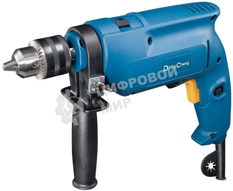 Дрель ударная DongCheng DZJ02-13 500Вт патрон:кулачковый реверс