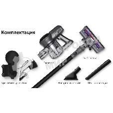 Пылесос ручной Red Solution evolution RV-UR383 150Вт серый/черный